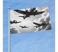 Bandiera da 150 cm x 90 cm, per interni ed esterni, con occhiello, per primavera, estate, guerra mondiale, per esterni, giardino, cortile, cartello decorativo stagionale di benvenuto all'aperto per