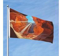 Bandiera da 60 cm x 90 cm, per esterni e interni, con occhiello, per primavera, estate, antilope, canyon, bandiere, per esterni, giardino, cortile, cartello decorativo, benvenuto stagionale, bandiera