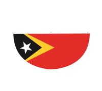 Bandiera da appendere all'aperto con bandierine della Repubblica Democratica di Timor Est