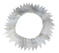 Bandiera da appendere, Bandierina con stendardo sospeso 12M 42 bandiere multicolori(No280)