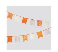 Bandiera da appendere, Ghirlanda di stamina con bandiera a coda di pesce in cotone multicolore for la decorazione della festa nuziale di compleanno(Thanksgiving)