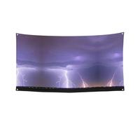 Bandiera da appendere per eventi tempesta di fulmini adatta per feste al mare o riunioni di festival, ecc