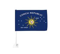 Bandiera Da Balcone Flag Of Key West, Florida Colori Vivaci Bandiera Verticale Resistente Al Sole Bandiera Da Cortile Per Celebrazioni Festival Feste 90X152CM