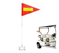 Bandiera da Bicicletta | Bandiera Regolabile e Rifrangente con Antistrappo,Strumento di Sicurezza per Moto | Per Bambini Camping Outdoor Casa Lavoro Viaggio Survival Hiking Giardino Equitazione Golf C