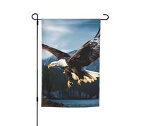 Bandiera da caccia con aquila, 12x18 pollici, da appendere alla parete, da appendere al muro ...