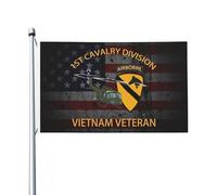 Bandiera Da Cortile 1St Cavalry Vietnam - Uh-1 Gunship Bandiera Pirati Piccola Bandiera Personalizzata Per Giardino, La Fattoria All'Aperto, Decorazione Domestica, 90X150cm
