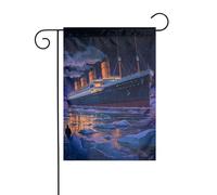 Bandiera Da Cortile 30X45Cm Big Ship Sea Bandiera Della Casa Premium Bandiera Di All'Aperto Per Giardino, Decorazione, Vacanza