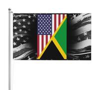 Bandiera Da Cortile America Jamaica Friendship Bandiera Da Giardino Decorazione Bandiera Pirati Per Giardino, Decorazione Domestica, Barca, 90X150cm