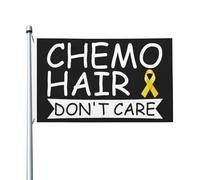 Bandiera Da Cortile Chemo Hdon'T Care Bone Cancer Bandiera Dell'Individualità Poliestere Bandiera Pirati Per La Fattoria All'Aperto, Decorazione Domestica, Feste, 90X150cm