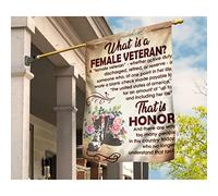 Bandiera Da Cortile Deluxe Bandiere Pirati Doppio Lato Bandiera Da Giardino Decorazione Per Fattoria Camera Da Letto Giardino Stivali Da Veterano Con Fiore, Cos'È Un Veterano Che È Onore M