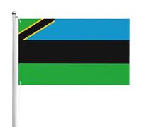 Bandiera Da Cortile Flag Of Zanzibar Bandiera Da Giardino All'Aperto Bandiera Pirati Per Decorazione Domestica, Feste, Camion, 90X150cm