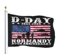Bandiera Da Cortile Generic 1944 D-Day 2024 80Th Anniversary House Banner Stagionali Stagionale Striscione Per Patio Feste Interni 90X150Cm