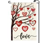 Bandiera Da Cortile Love Hearts Lovers Day 30X45Cm Bandiera Vacanza Stampa Decorative Bandiere Da Giardino Per Patio Sport Festival