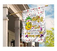 Bandiera Da Cortile Multicolore Bandiera Da Giardino Bandiere All'Aperto Decorazione Per Esterni Giardino Gli Infermieri Con Stetoscopio All'Ananas Sono Come Gli Ananas: Duri Fuori, Dolci Dentro M