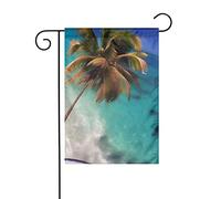 Bandiera da giardino 12x18 pollici - Qualità premium, elegante e resistente per tutte le stagioni - Stampe delle isole caraibiche