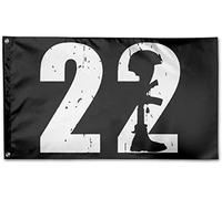 Bandiera Da Giardino 22 Too Many Ptsd Awareness Veteran Outdoor Bandiera Premium Bandiere Decorative Durevole Bandieradacortile Per Celebrazioni Festival Esterno 90X152CM