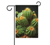 Bandiera da giardino 30,5 x 45,7 cm, a doppia faccia, per cactus e piante grasse, bandiere da giardino, per tutte le stagioni, decorazioni per esterni, per vacanze in fattoria