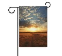 Bandiera da giardino 30,5 x 45,7 cm, a doppia faccia, per campo esterno, alba, giardino, vacanze, cortile, bandiera, per tutte le stagioni, decorazioni per esterni, per vacanze in fattoria