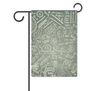 Bandiera da giardino 30,5 x 45,7 cm, a doppia faccia, per domande di matematica all'aperto, bandiere da giardino, per tutte le stagioni, decorazioni per esterni, per vacanze in fattoria