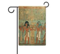Bandiera da giardino 30,5 x 45,7 cm, a doppia faccia, per donne all'aperto nell'antico Egitto, bandiere da giardino per tutte le stagioni, decorazioni per esterni, bandiera per vacanze in fattoria