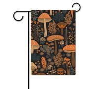 Bandiera da giardino 30,5 x 45,7 cm, a doppia faccia, per esterni, alcuni funghi, bandiere da giardino, per vacanze in giardino, per tutte le stagioni, decorazioni per esterni, per vacanze in fattoria