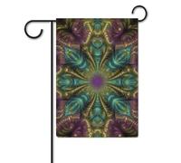 Bandiera da giardino 30,5 x 45,7 cm, a doppia faccia, per esterni, arte frattale, bandiere da giardino, per tutte le stagioni, decorazioni per esterni, per vacanze in fattoria