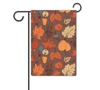 Bandiera da giardino 30,5 x 45,7 cm, a doppia faccia, per esterni, autunno, giardino, vacanze, cortile, per tutte le stagioni, decorazioni per esterni, per vacanze in fattoria