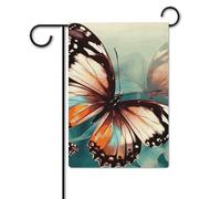 Bandiera da giardino 30,5 x 45,7 cm, a doppia faccia, per esterni, belle bandiere da giardino a farfalla, per tutte le stagioni, decorazioni per esterni, per vacanze in fattoria