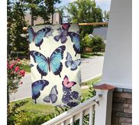 Bandiera da giardino 30,5 x 45,7 cm, a doppia faccia, per esterni, belle bandiere da giardino a farfalla, per tutte le stagioni, decorazioni per esterni, per vacanze in fattoria