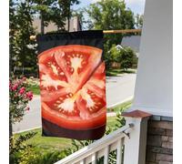 Bandiera da giardino 30,5 x 45,7 cm, a doppia faccia, per esterni, fetta di pomodoro, bandiere da giardino per vacanze e cortile, per tutte le stagioni, decorazioni per esterni, per vacanze in