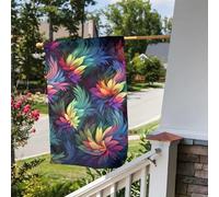 Bandiera da giardino 30,5 x 45,7 cm, a doppia faccia, per esterni, fiori colorati, bandiere da giardino per vacanze in giardino, per tutte le stagioni, decorazioni per esterni, per vacanze in fattoria