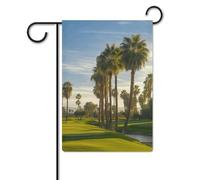 Bandiera da giardino 30,5 x 45,7 cm, a doppia faccia, per esterni, palme, campo da golf, bandiere da giardino, per tutte le stagioni, decorazioni per esterni, per vacanze in fattoria