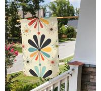 Bandiera da giardino 30,5 x 45,7 cm, a doppia faccia, per esterni, retrò, moderna, da giardino, per tutte le stagioni, decorazioni per esterni, per vacanze in fattoria