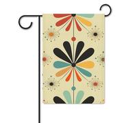 Bandiera da giardino 30,5 x 45,7 cm, a doppia faccia, per esterni, retrò, moderna, da giardino, per tutte le stagioni, decorazioni per esterni, per vacanze in fattoria