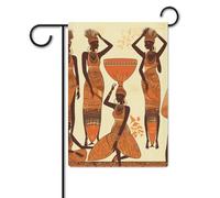Bandiera da giardino 30,5 x 45,7 cm, a doppia faccia, per esterni, tribale africana, bandiere da giardino per vacanze e cortile, per tutte le stagioni, decorazioni per esterni, per vacanze in fattoria