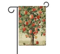Bandiera da giardino 30,5 x 45,7 cm, a doppia faccia, per frutta all'aperto sotto l'albero Bandiere da giardino per vacanze da cortile per tutte le stagioni Decorazioni esterne Bandiera per vacanze in