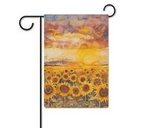 Bandiera da giardino 30,5 x 45,7 cm, a doppia faccia, per girasoli all'aperto nel campo, bandiere da giardino per vacanze e cortile, per tutte le stagioni, decorazioni per esterni, per vacanze in