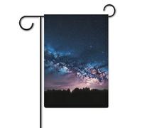 Bandiera da giardino 30,5 x 45,7 cm, a doppia faccia, per la notte all'aperto, Sky2, bandiere da giardino, per tutte le stagioni, decorazioni per esterni, per vacanze in fattoria
