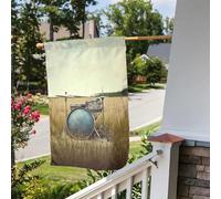Bandiera da giardino 30,5 x 45,7 cm, a doppia faccia, per musica all'aperto, tamburo, in campo, bandiere da giardino, per tutte le stagioni, decorazioni per esterni, per vacanze in fattoria