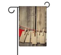 Bandiera da giardino 30,5 x 45,7 cm, a doppia faccia, per note adesive da esterno, bandiere da giardino, per tutte le stagioni, decorazioni per esterni, per vacanze in fattoria