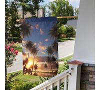 Bandiera da giardino 30,5 x 45,7 cm, a doppia faccia, per palme da esterno, bandiere da giardino, per tutte le stagioni, decorazioni per esterni, per vacanze in fattoria