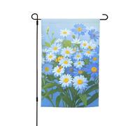 Bandiera da giardino 30,5 x 45,7 cm, a doppio lato, bandiera da giardino con scritta "Do not Forget Me" per primavera, estate, prato, portico, decorazione per la casa, piccola bandiera da giardino