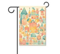 Bandiera da giardino 30,5 x 45,7 cm bandiera da cortile di benvenuto per esterni primavera estate bandiera stagionale vari giocattoli bandiera esterna doppio lato bandiera personalizzata per