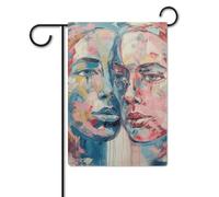 Bandiera da giardino 30,5 x 45,7 cm, doppia faccia, bandiera da giardino astratta per tutte le stagioni, decorazioni per esterni, per vacanze in fattoria