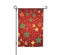 Bandiera da giardino 30,5 x 45,7 cm, doppia faccia primavera estate bandiera decorativa cortile bandiera di Natale piccola bandiera stagionale festa decorazione esterna