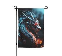 Bandiera da giardino 30,5 x 45,7 cm, doppia faccia primavera estate bandiera decorativa cortile bandiera drago piccola bandiera stagionale vacanza decorazione esterna