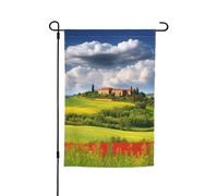 Bandiera da giardino 30,5 x 45,7 cm, doppia faccia primavera estate bandiera decorativa cortile bandiera Toscana primavera piccola bandiera stagionale vacanza decorazione esterna