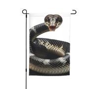 Bandiera da giardino 30,5 x 45,7 cm, doppia faccia primavera estate bandiera decorativa cortile bandiera cobra serpente piccola bandiera stagionale vacanza decorazione esterna