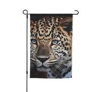 Bandiera da giardino 30,5 x 45,7 cm, doppia faccia primavera estate bandiera decorativa cortile banner leopardi tigre piccola bandiera stagionale vacanza decorazione esterna