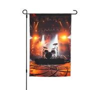 Bandiera da giardino 30,5 x 45,7 cm, doppia faccia primavera estate bandiera decorativa cortile banner rock concerto palco piccola bandiera stagionale vacanza decorazione esterna